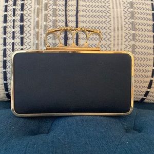 BCBG MAXAZRIA Gold clutch
